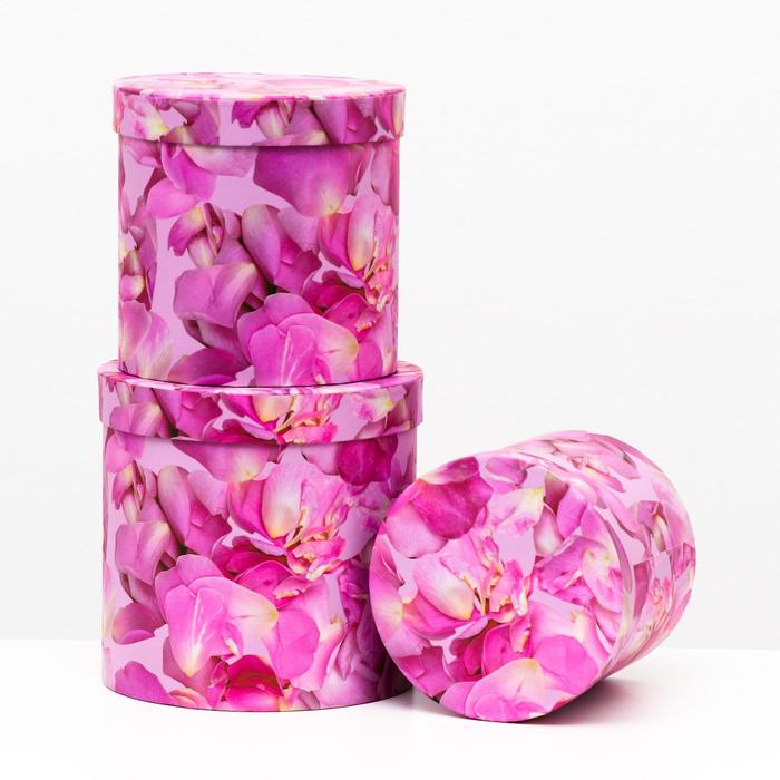Набор круглых коробок 3 в 1 "Красные лепестки", 19,5 x 19 - 15,5 x 15 см
Набор круглых коробок 3 в 1 "Красные лепестки", 19,5 x 19 - 15,5 x 15 см