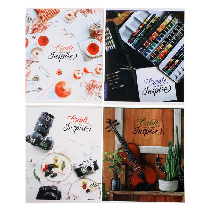 Тетрадь 48 листов в клетку Create to inspire, обложка мелованный картон, блок офсет, МИКС
Тетрадь 48 листов в клетку Create to inspire, обложка мелованный картон, блок офсет, МИКС