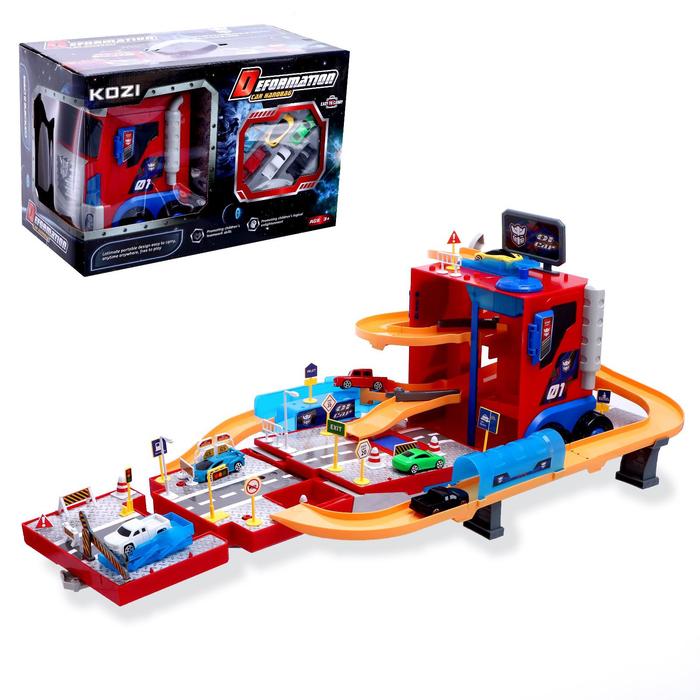 Парковка «Грузовик», трансформация, 6 машинок в комплекте
Парковка «Грузовик», трансформация, 6 машинок в комплекте