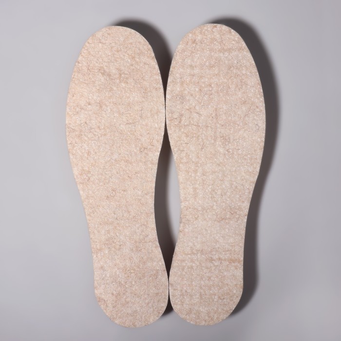 фото Стельки для обуви «мягкий след», универсальные, 36-46 р-р, 30 см, пара, цвет бежевый