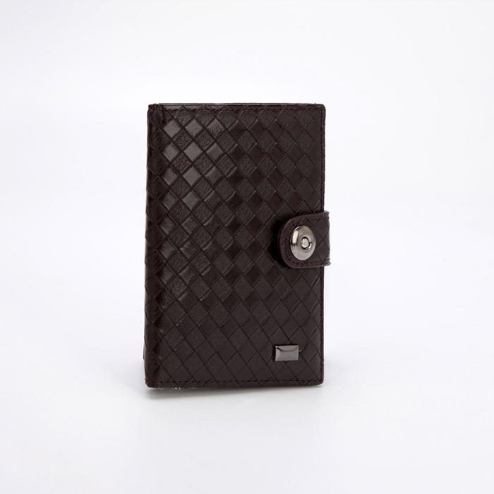 Портмоне мужское на магните, 2 в 1, для автодокументов и паспорта, цвет коричневый 
Портмоне мужское на магните, 2 в 1, для автодокументов и паспорта, цвет коричневый