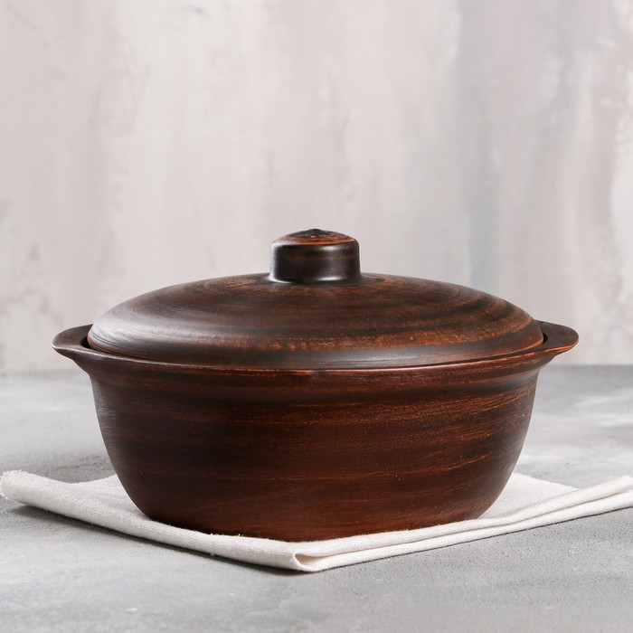 Казан "Гладкий", красная глина, 3 л
Казан "Гладкий", красная глина, 3 л