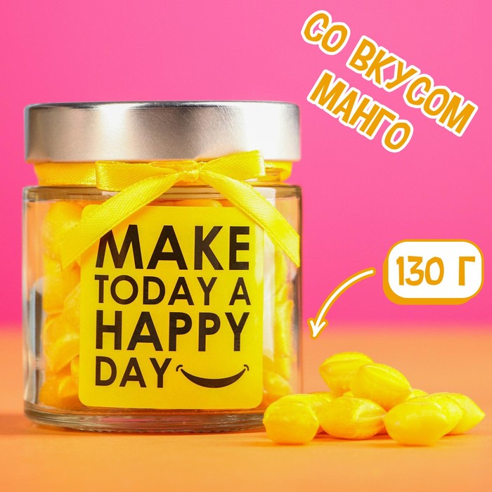 УЦЕНКА Леденцы в стеклянной банке «На счастье», вкус: манго, в стеклянной банке, 130 г.
УЦЕНКА Леденцы в стеклянной банке «На счастье», вкус: манго, в стеклянной банке, 130 г.