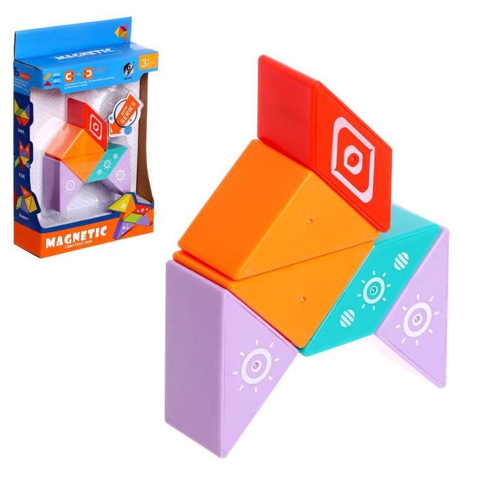 Конструктор магнитный «Головоломка», 6 деталей
Конструктор магнитный «Головоломка», 6 деталей