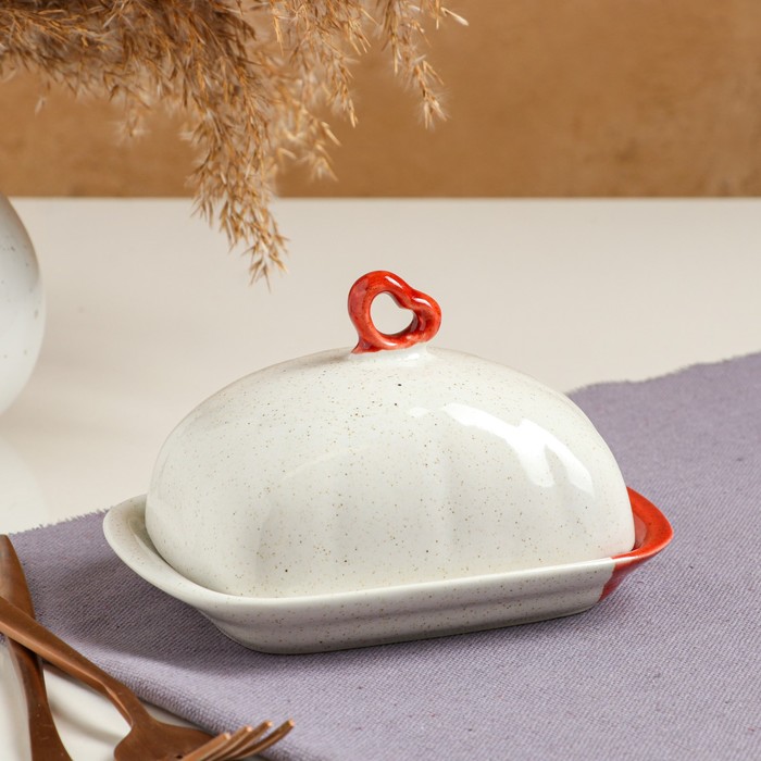 Масленка "Капучино Red лайт", 15.5 см
Масленка "Капучино Red лайт", 15.5 см