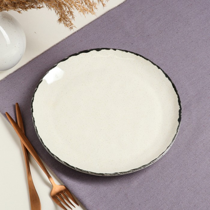 Тарелка "Круглая", плоская, чёрный лофт, 24 см
Тарелка "Круглая", плоская, чёрный лофт, 24 см