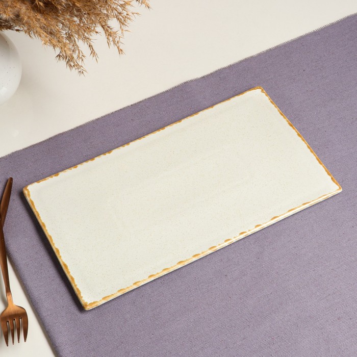 Тарелка для подачи "Прямоугольная", коричневый лофт, 31.5х17.5 см
Тарелка для подачи "Прямоугольная", коричневый лофт, 31.5х17.5 см