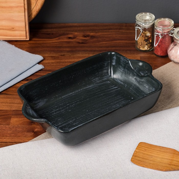 Форма для запекания "Прямоугольная", тотал графит плюс, матовая, 2 л
Форма для запекания "Прямоугольная", тотал графит плюс, матовая, 2 л