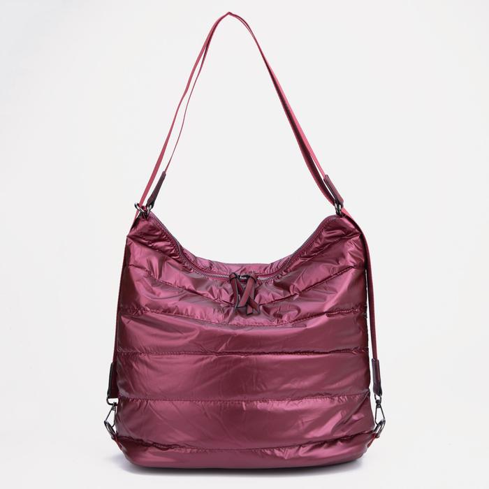 Сумка-мешок, отдел на молнии, наружный карман, цвет бордовый
Сумка-мешок, отдел на молнии, наружный карман, цвет бордовый