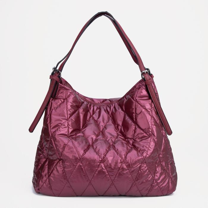 Сумка-шопер, стеганая, отдел на молнии, цвет бордовый
Сумка-шопер, стеганая, отдел на молнии, цвет бордовый