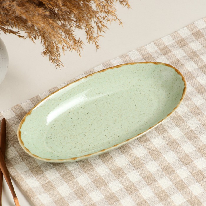 Блюдо для закусок "Овальное", фисташка коричневый лофт, 26 см
Блюдо для закусок "Овальное", фисташка коричневый лофт, 26 см