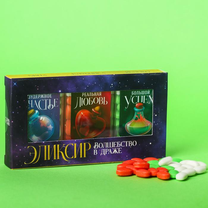 УЦЕНКА Набор драже "Эликсир", 3 шт. х 15 г.
УЦЕНКА Набор драже "Эликсир", 3 шт. х 15 г.