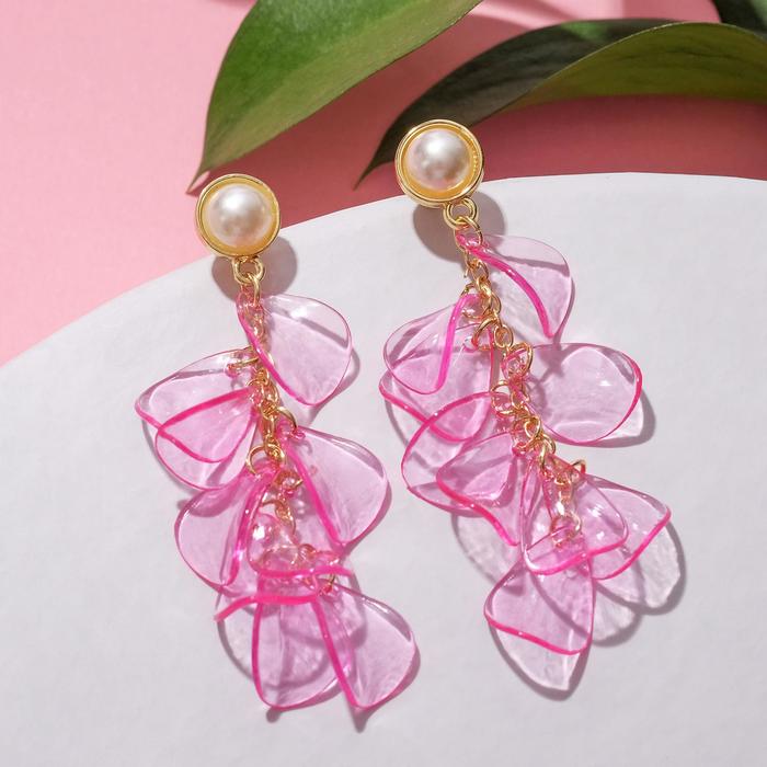 Серьги пластик "Витраж" гирлянда, цвет бело-розовый в золоте
Серьги пластик "Витраж" гирлянда, цвет бело-розовый в золоте