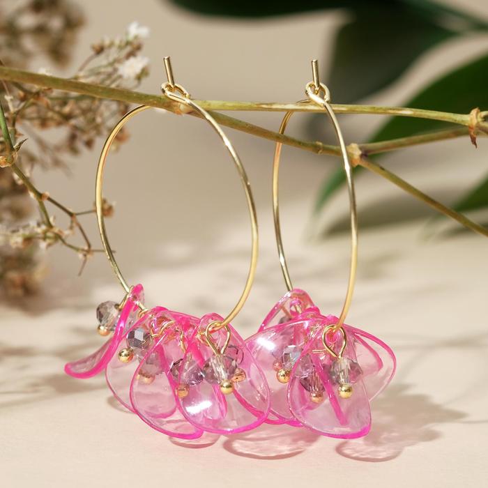 Серьги кольца "Витраж" гирлянда, d=3, розовый в золоте
Серьги кольца "Витраж" гирлянда, d=3, розовый в золоте