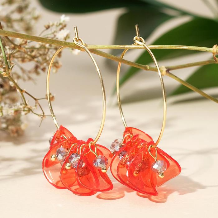 Серьги кольца "Витраж" гирлянда, d=3, цвет красный в золоте
Серьги кольца "Витраж" гирлянда, d=3, цвет красный в золоте