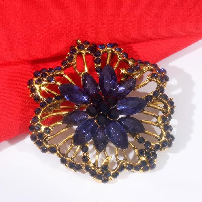 Брошь "Императрица" вспышка, цвет синий в чернёном золоте
Брошь "Императрица" вспышка, цвет синий в чернёном золоте