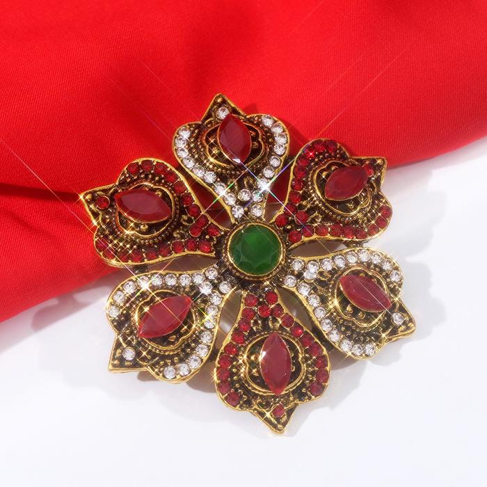 Брошь "1000 и1 ночь", цветная в чернёном золоте
Брошь "1000 и1 ночь", цветная в чернёном золоте