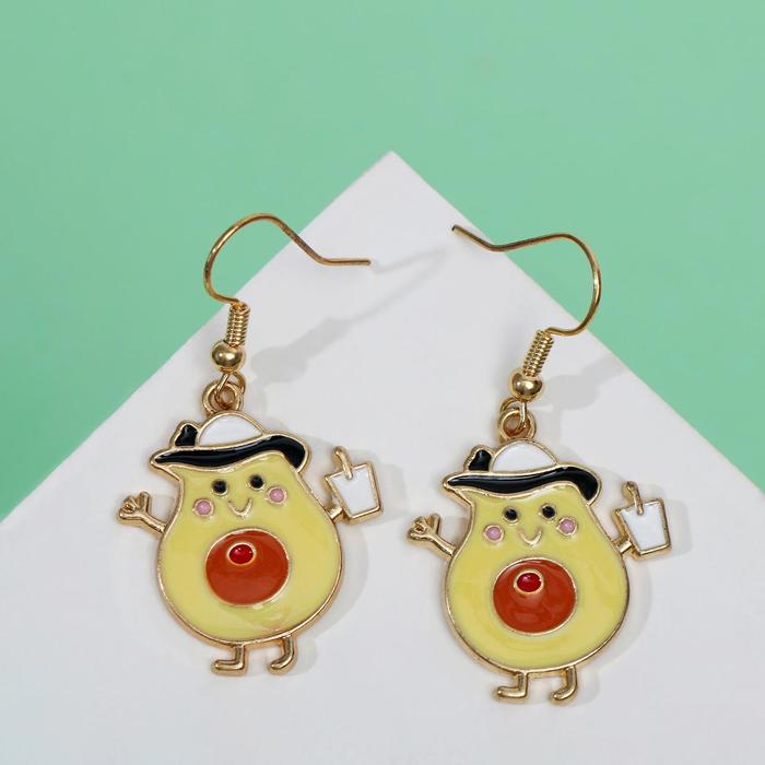 Серьги эмаль "Авокадо" в шляпке, цветной в золоте
Серьги эмаль "Авокадо" в шляпке, цветной в золоте