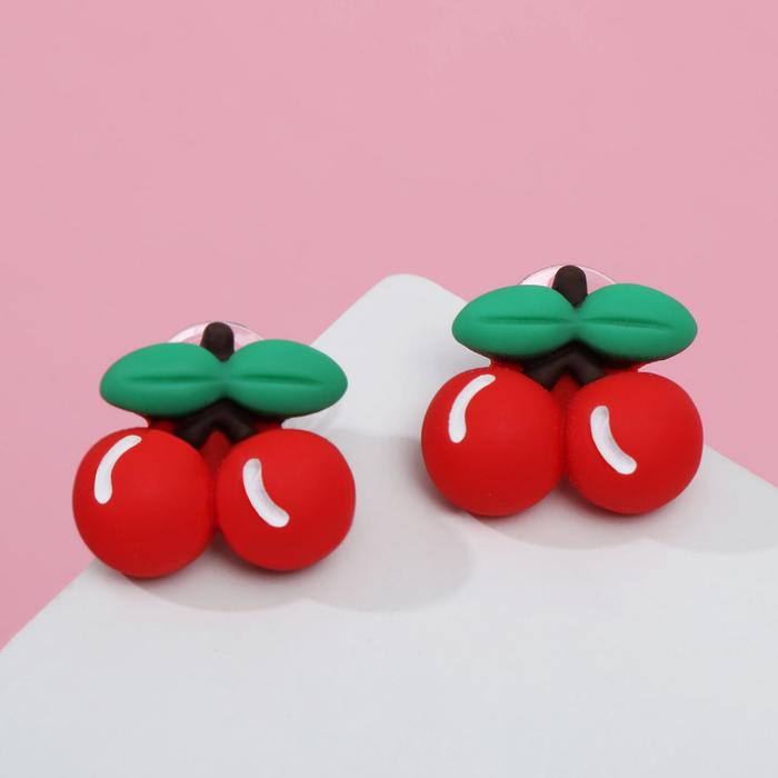 Серьги ассорти "Вишенки" парочка, цвет красно-зелёный
Серьги ассорти "Вишенки" парочка, цвет красно-зелёный
