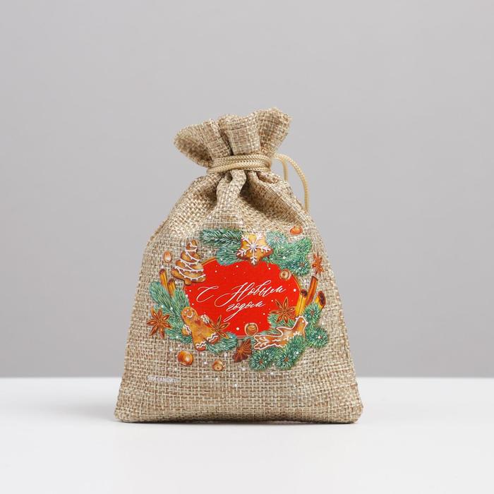 Мешок с термонаклейкой «Новогодние сладости», 10 × 14 см
Мешок с термонаклейкой «Новогодние сладости», 10 × 14 см