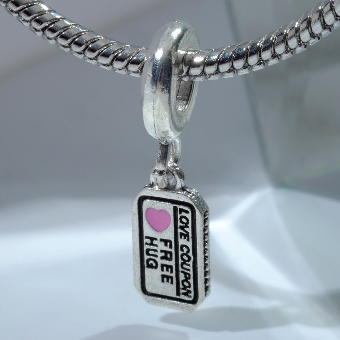 Подвеска "Купон", цвет розовый в серебре
Подвеска "Купон", цвет розовый в серебре