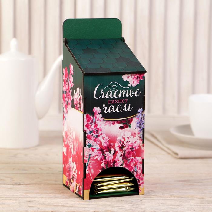 Органайзер для чая "Сирень" 255х113х136 мм
Органайзер для чая "Сирень" 255х113х136 мм