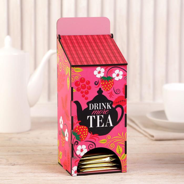 Органайзер для чая "Розовый" 255х113х136 мм
Органайзер для чая "Розовый" 255х113х136 мм