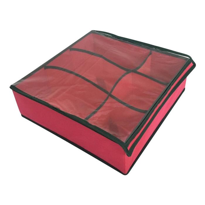 Кофр для хранения новогодних украшений, 40х40х13 см
Кофр для хранения новогодних украшений, 40х40х13 см