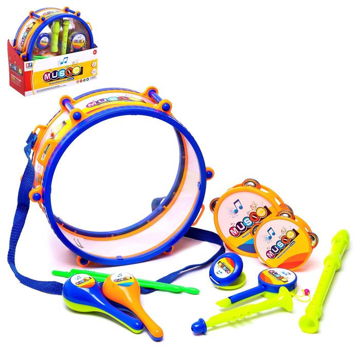 Набор музыкальных инструментов «Оркестр», 11 предметов
Набор музыкальных инструментов «Оркестр», 11 предметов