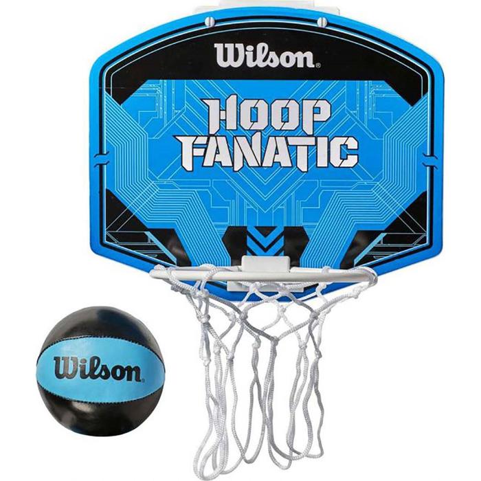 фото Баскетбольный набор hoop fanatic mini hoop kit, цвет синий wilson