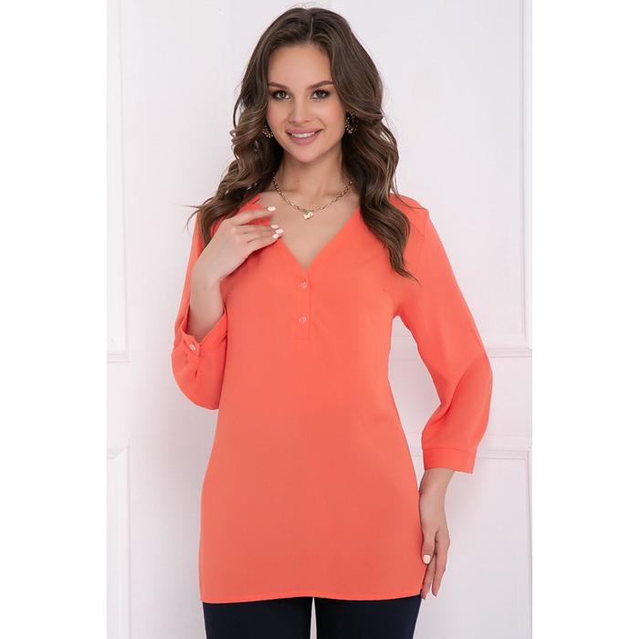 Блузка «Этнора коралл», размер 52
Блузка «Этнора коралл», размер 52