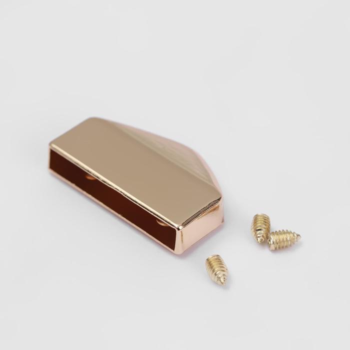 Наконечник для молнии, 2,6 × 1,7 см, цвет золотой
Наконечник для молнии, 2,6 × 1,7 см, цвет золотой