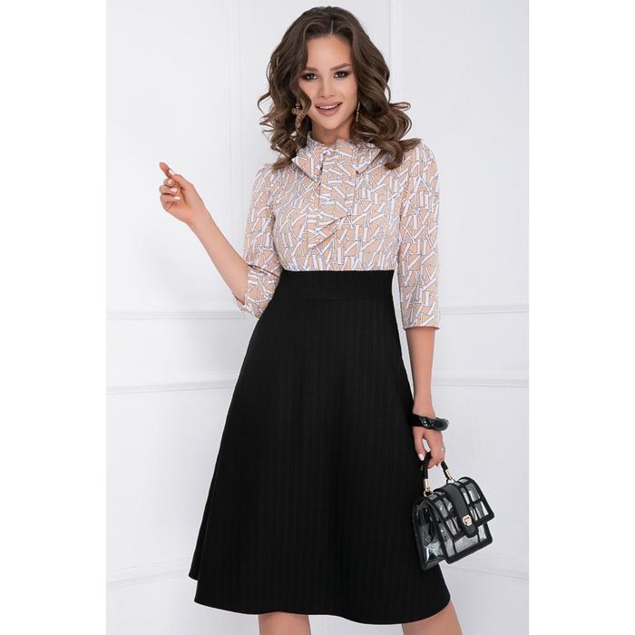 Платье женское «Оделлио блэк бейж», размер 52
Платье женское «Оделлио блэк бейж», размер 52