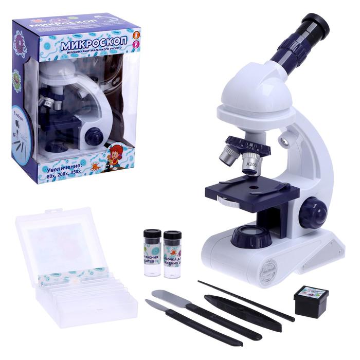 Микроскоп с подсветкой и аксессуарами
Микроскоп с подсветкой и аксессуарами