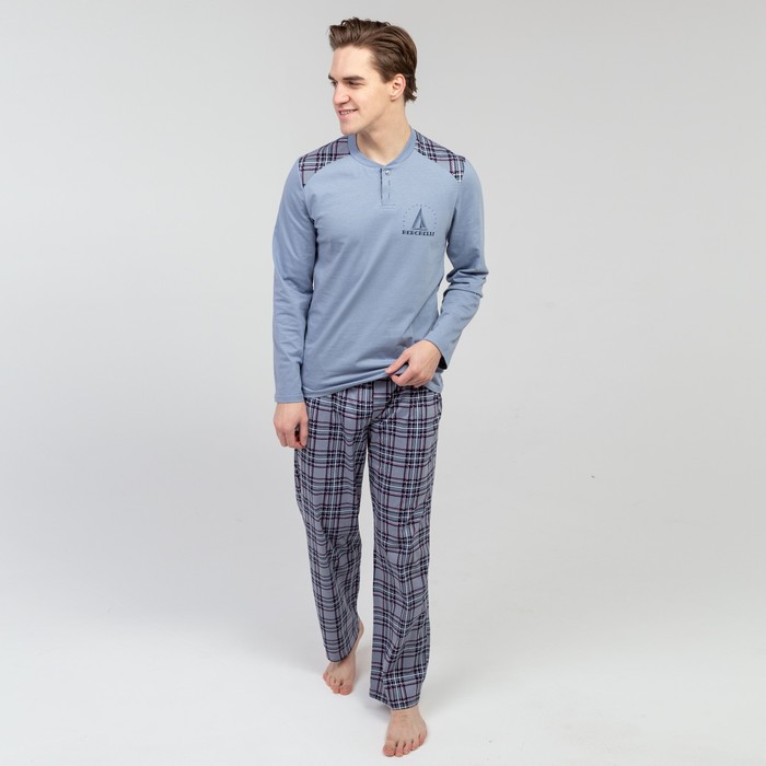 Костюм домашний (лонгслив и брюки) мужской, цвет серый, размер 60
Костюм домашний (лонгслив и брюки) мужской, цвет серый, размер 60