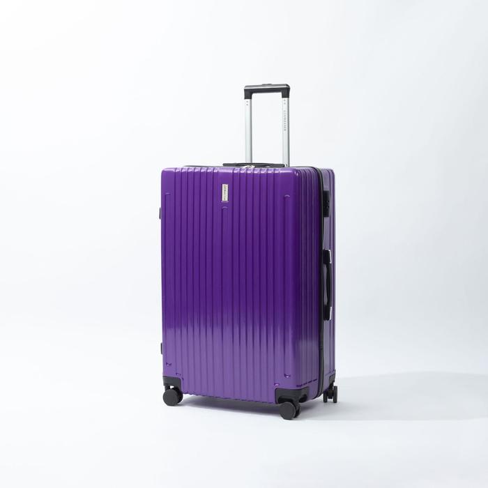 Чемодан большой 28", отдел на молнии, кодовый замок, 4 колеса, цвет фиолетовый 
Чемодан большой 28", отдел на молнии, кодовый замок, 4 колеса, цвет фиолетовый