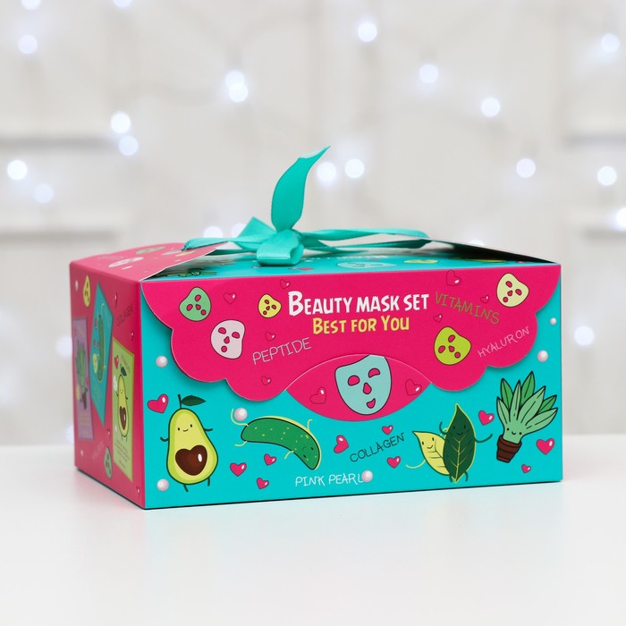 Подарочный набор Greenini Beauty Mask Set: тканевые маски в таблетках + сыворотки, 5 шт. 
Подарочный набор Greenini Beauty Mask Set: тканевые маски в таблетках + сыворотки, 5 шт.