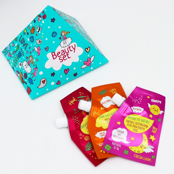 Подарочный набор Greenini Beauty Set: патчи для глаз, 25 мл + маска для лица, 25 мл + пилинг-скатка для лица, 25 мл
Подарочный набор Greenini Beauty Set: патчи для глаз, 25 мл + маска для лица, 25 мл + пилинг-скатка для лица, 25 мл