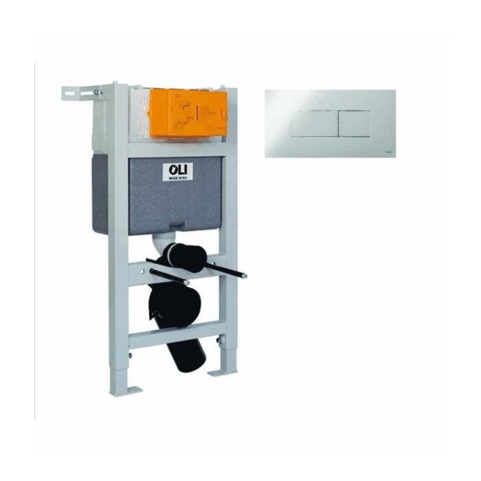 фото Инсталляция oli 004599, для подвесного унитаза, крепления, кнопка смыва