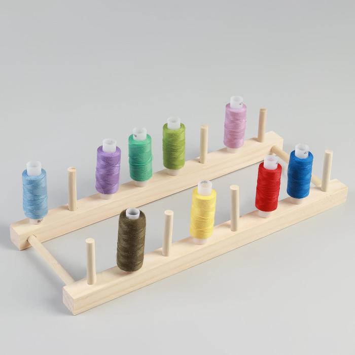 Стойка для ниток на 16 шт, 31 × 12 см
Стойка для ниток на 16 шт, 31 × 12 см