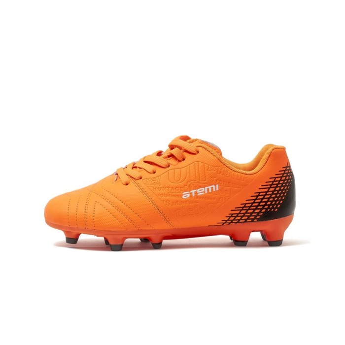 фото Бутсы футбольные atemi sd550 msr, синтетическая кожа, цвет оранжевый, размер 45