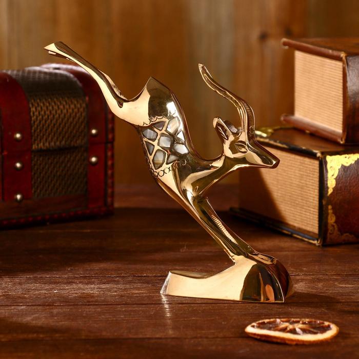 Сувенир "Газель" латунь, 9х4х17 см
Сувенир "Газель" латунь, 9х4х17 см