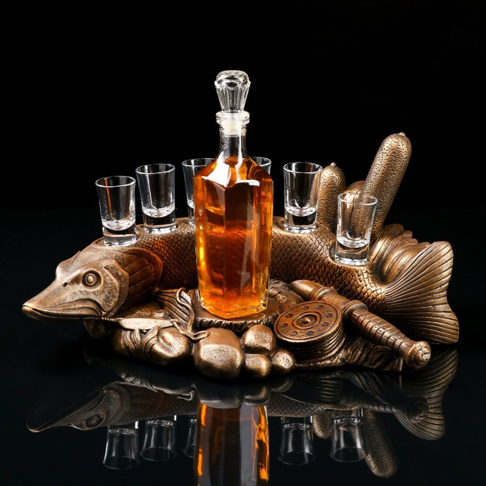 Мини-бар "Щука", коричнево-золотистый
Мини-бар "Щука", коричнево-золотистый