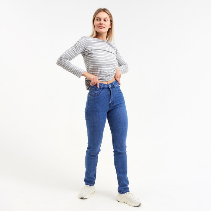 Джинсы женские, цвет голубой, размер 31
Джинсы женские, цвет голубой, размер 31