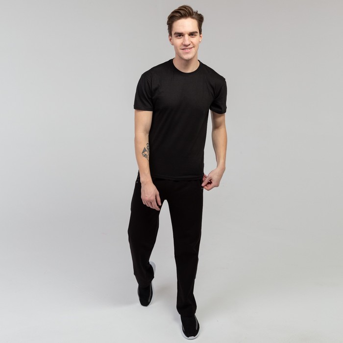 Брюки спортивные мужские, цвет чёрный, размер 54
Брюки спортивные мужские, цвет чёрный, размер 54