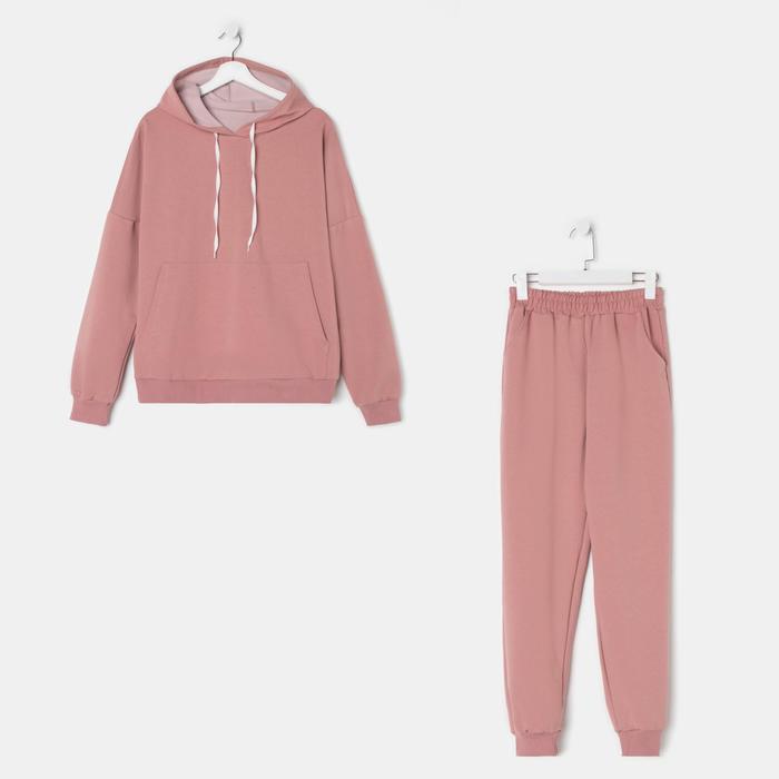 Костюм спортивный женский, цвет розовый, размер 52
Костюм спортивный женский, цвет розовый, размер 52