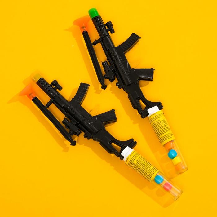 Драже Super Gun сахарное в тубе с игрушкой, 2г
Драже Super Gun сахарное в тубе с игрушкой, 2г