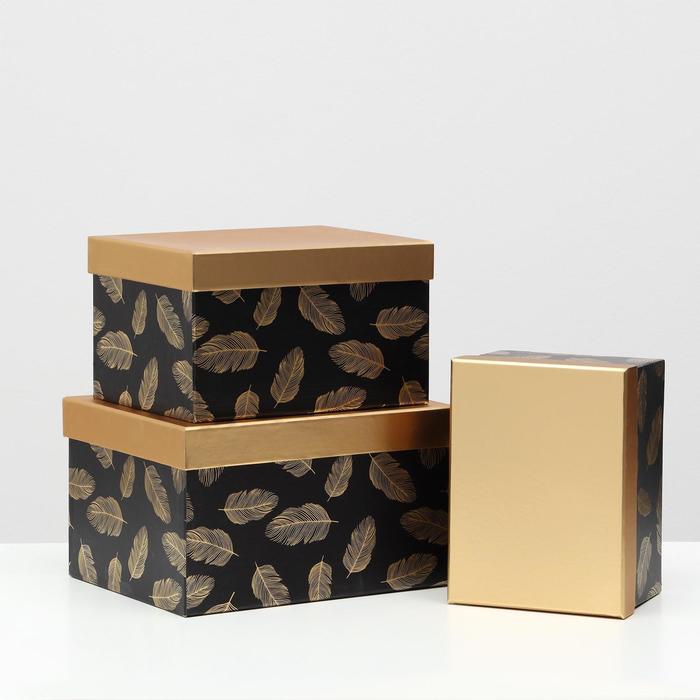 Набор коробок 3 в 1, черный, 26 x 21 x 15.5 - 20 x 15 x 12.5 см
Набор коробок 3 в 1, черный, 26 x 21 x 15.5 - 20 x 15 x 12.5 см