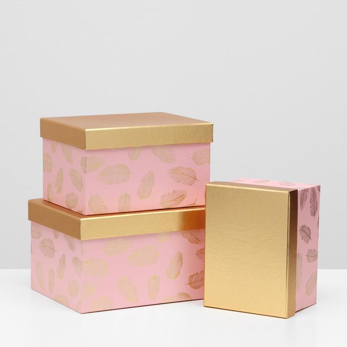 Набор коробок 3 в 1, розовый, 26 x 21 x 15.5 - 20 x 15 x 12.5 см
Набор коробок 3 в 1, розовый, 26 x 21 x 15.5 - 20 x 15 x 12.5 см