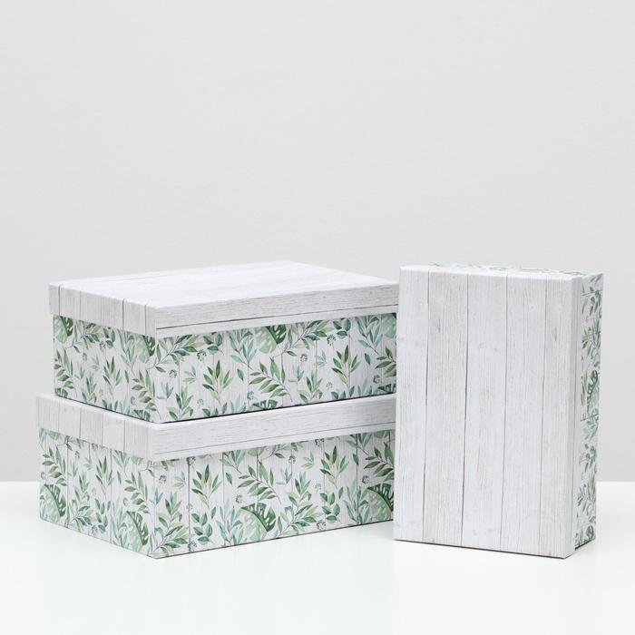 Набор коробок 3 в 1, "Зелень", 28 x 20 x 11.5 - 24 x 16 x 9 см
Набор коробок 3 в 1, "Зелень", 28 x 20 x 11.5 - 24 x 16 x 9 см